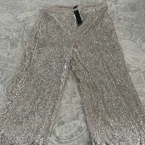 Banana Republic Wide Leg Sequin Pants